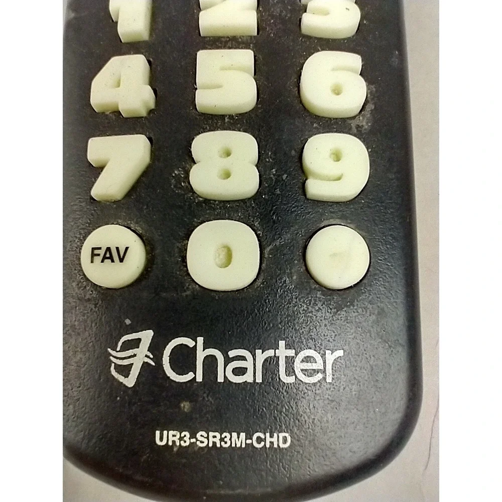 Charter ‎ UR3-SR3M-CHD Black Wireless Battery Operated Remote Control remote